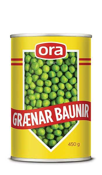 ORA Grønne ærter/Grænar Baunir 1/2 ds 